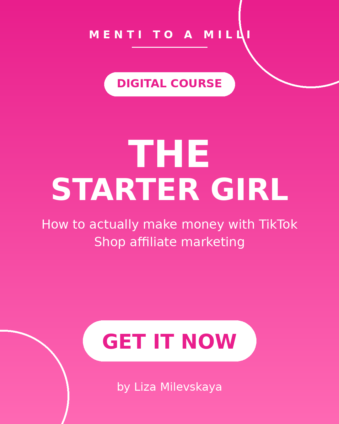 THE STARTER GIRL